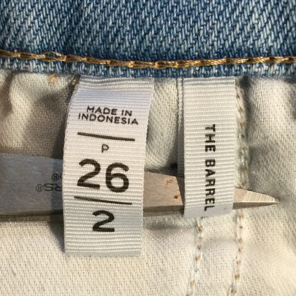 LOFT The Barrel High-Rise Jeans Size 2/26 - Picture 6 of 8